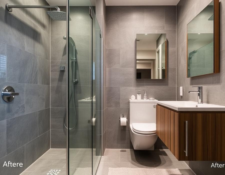 Bathroom after renovation